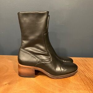 Sarto Studio Zaren Stretch block heel boots.  Size 9.5. Never worn